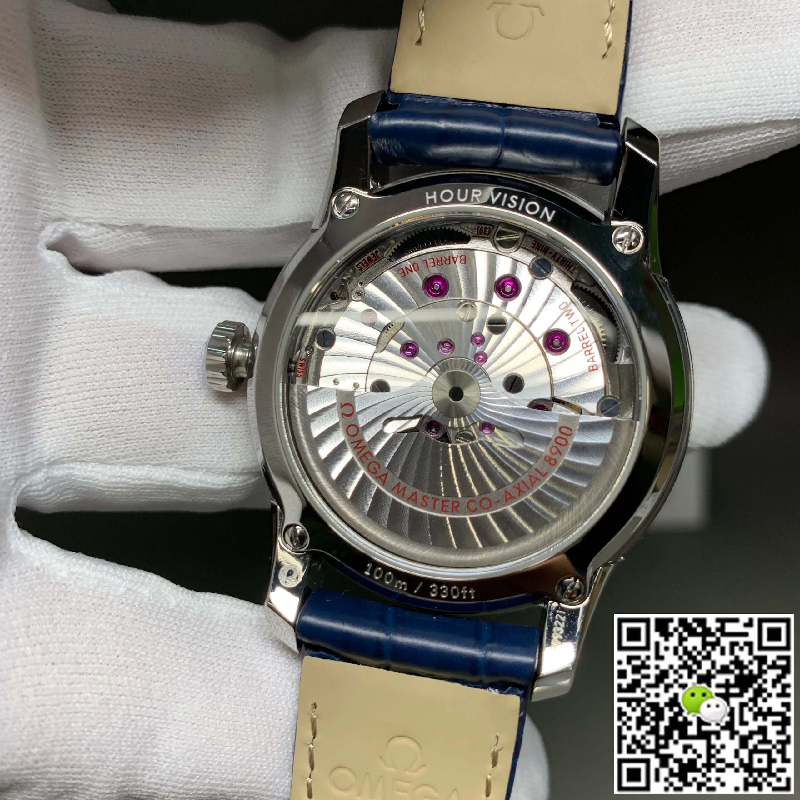 Replica 0me*ga De Ville 433.33.41.21.03.001 1:1 Best Edition VS Factory Blue Dial