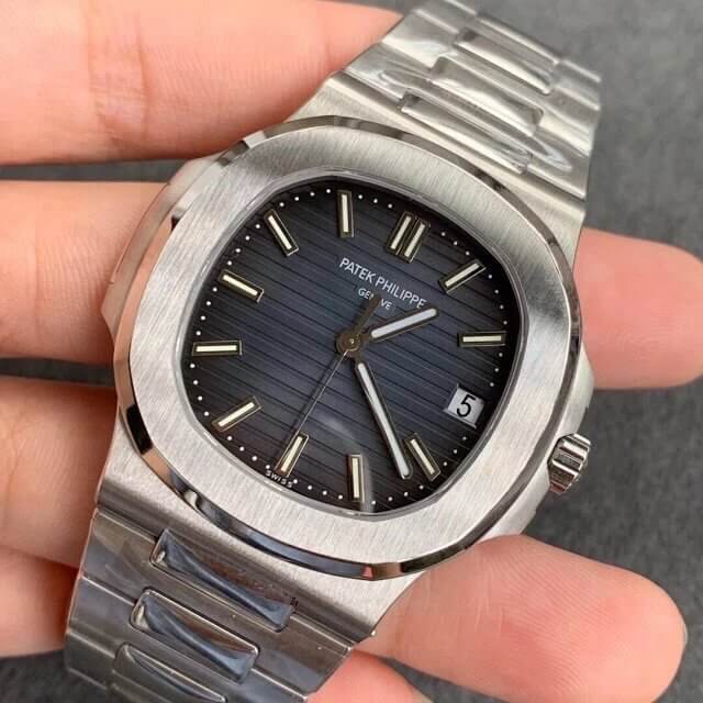 Replica Pat*k Phi1i*pe Nautilus 5711/1A-010 1:1 Best Edition PPF Factory V4 Blue Dial Swiss ETA324