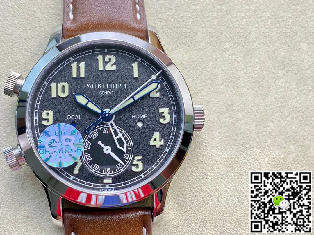 Replica Pat*k Phi1i*pe Calatrava 5524G-001 1:1 Best Edition GR Factory V2 Brown Strap