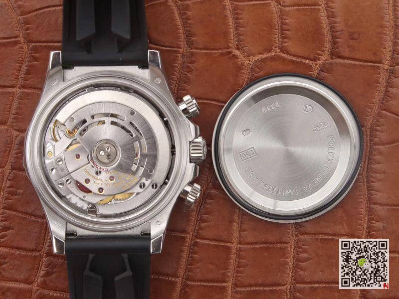 R01ex Daytona Replica Cosmograph 116519 Noob Factory 1:1 Best Edition D1am0nds Markers Swiss ETA4130 Black Rubber Strap