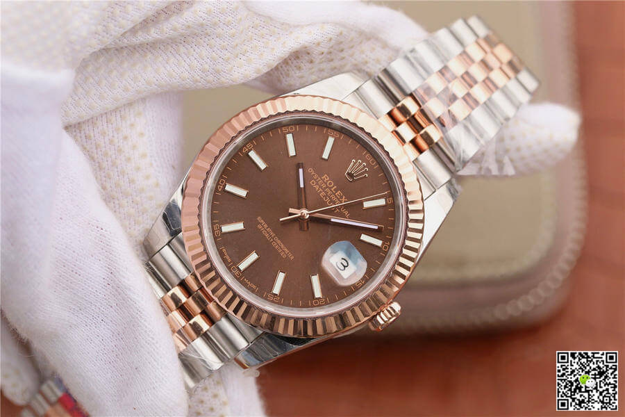 Replica R01ex Datejust M126331-0002 1:1 Best Edition EW Factory Rose Gold