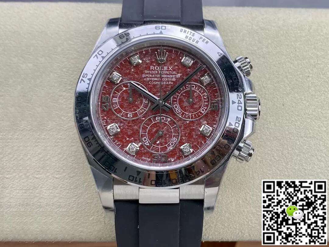 Replica R01ex Cosmograph Daytona 116589 1:1 Best Edition Clean Factory Rubber Strap