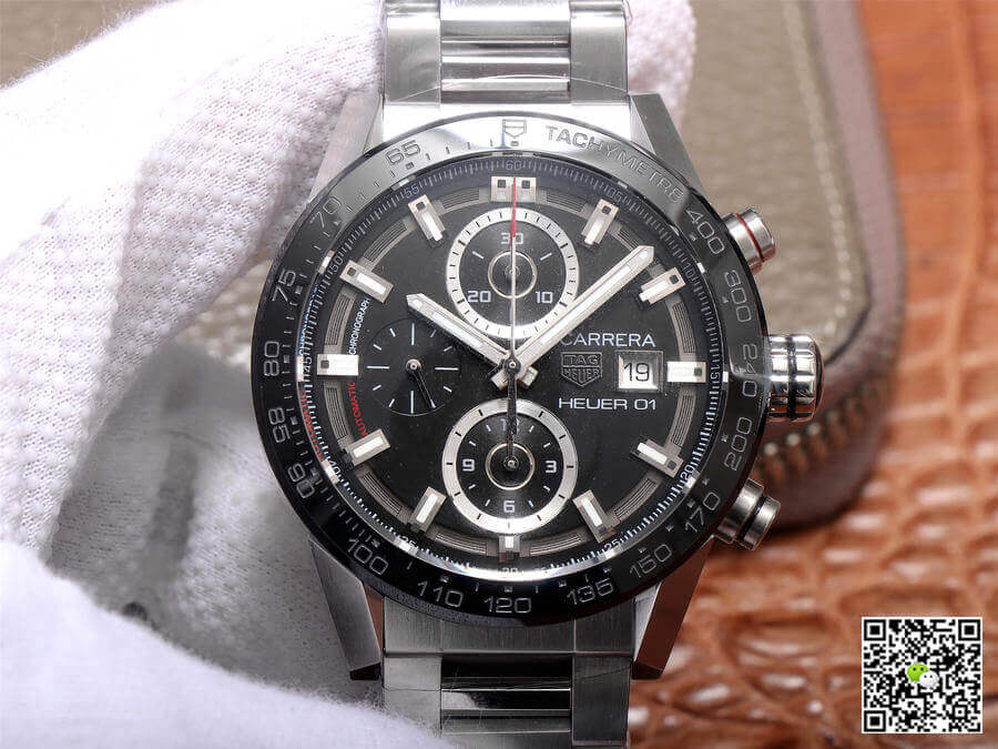 Replica TAG Heuer Carrera CAR201Z.BA0714 1:1 Best Edition XF Factory Ceramic Bezel