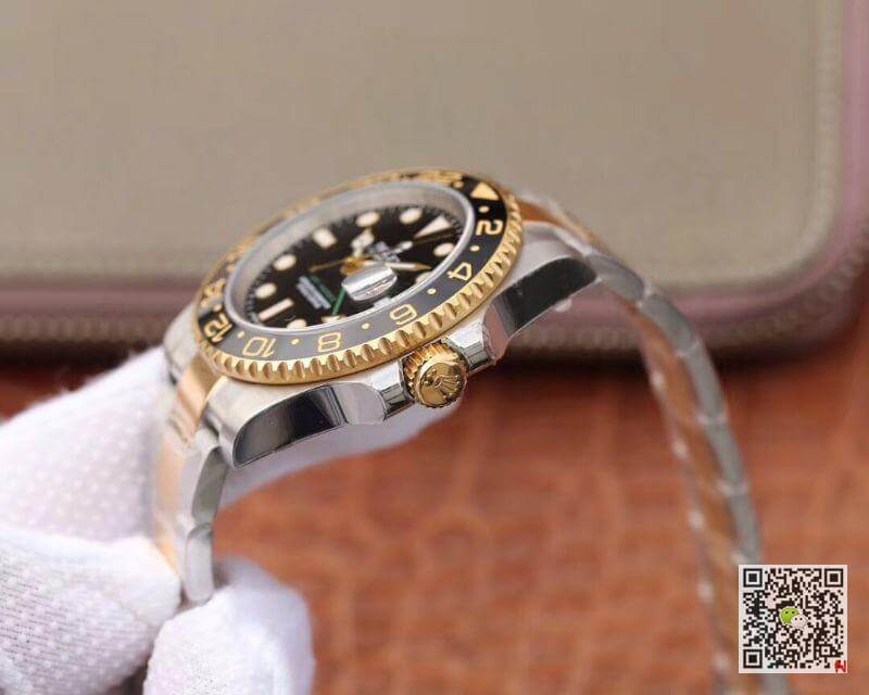 Replica R01ex GMT Master II 116713 LN 40mm EW Factory 1:1 Best Edition Swiss ETA2836 Stainless Steel Two Tone Bracelet