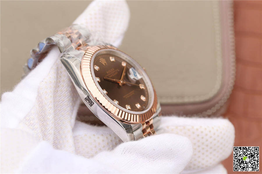 Replica R01ex Datejust M126331-0004 1:1 Best Edition EW Factory Brown Dial