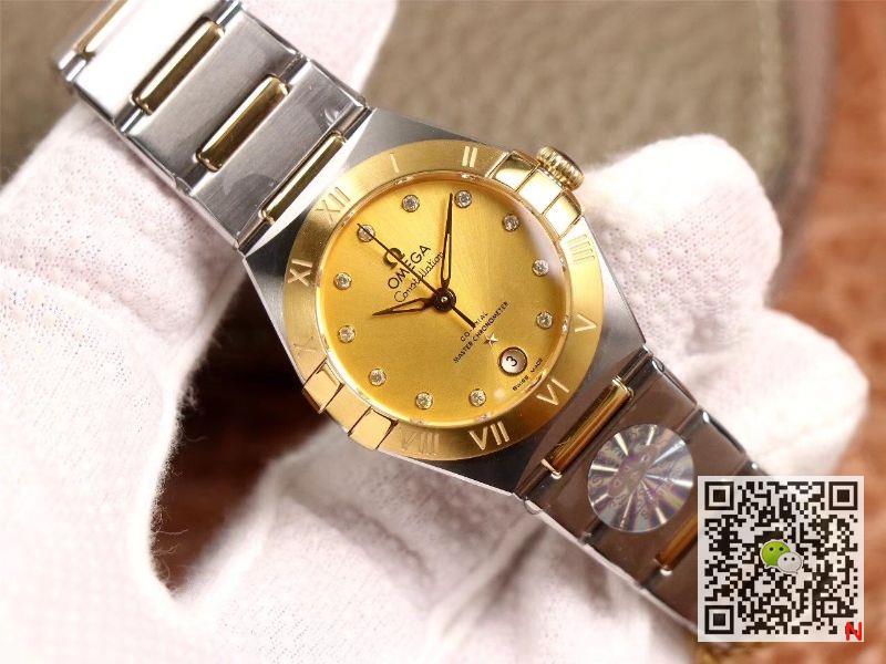 Replica 0me*ga Constellation 131.20.29.20.58.001 1:1 Best Edition 3S Factory V5 Champagne dial Swiss NH05