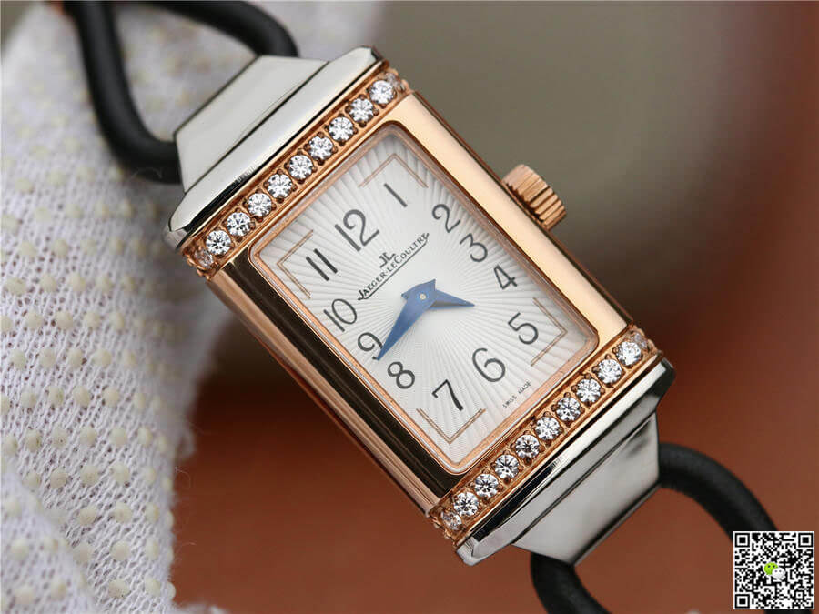 Jaeger Lecoultre Replica Reverso 3264520 1:1 Best Edition MG Factory Rose Gold D1am0nd