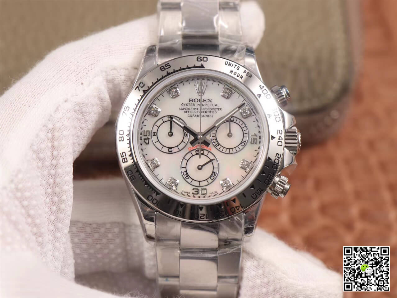 Replica R01ex Daytona Cosmograph 116520-78590 1:1 Best Edition JH Factory D1am0nd Dial