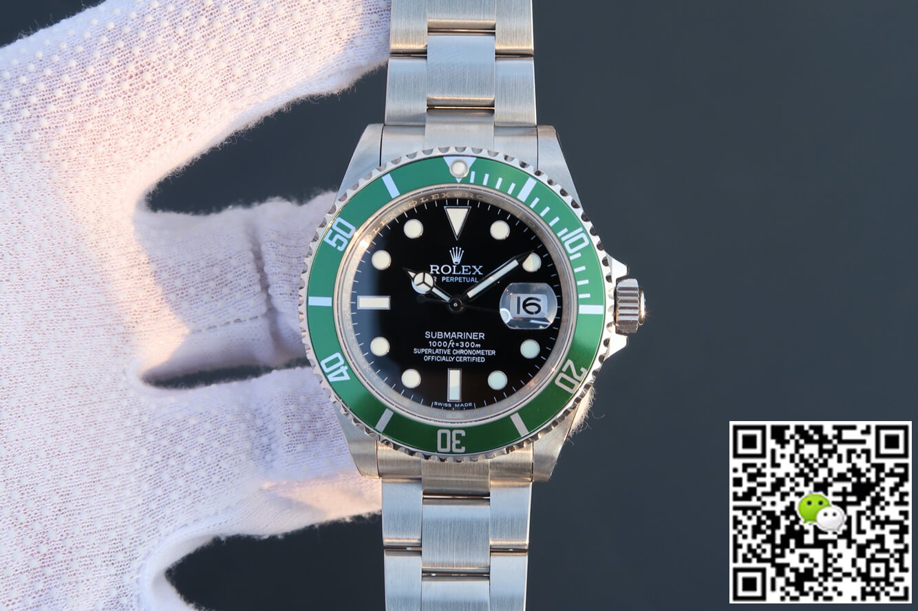 R01ex Submariner Replica 16610LV-93250 1:1 Best Edition Black Dial