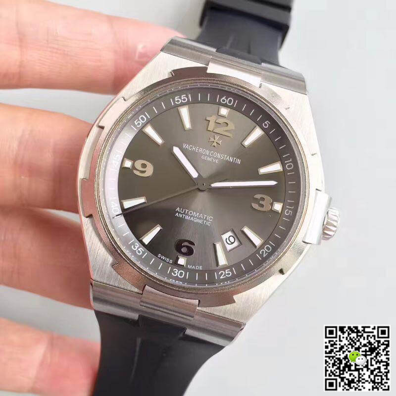 Vacheron C0nstan1n Replica Overseas 47040/000W-9500 JJ Factory 1:1 Best Edition Swiss ETA9015 Grey dial