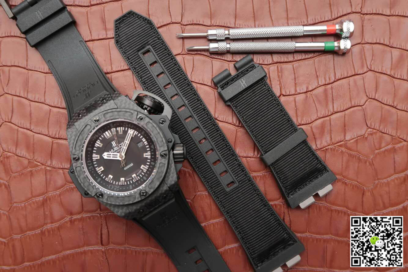 Hublot Replica King Power Oceanographic 4000M 731.QX.1140.RX 1:1 Best Edition V6 Factory Forged Carbon Fiber