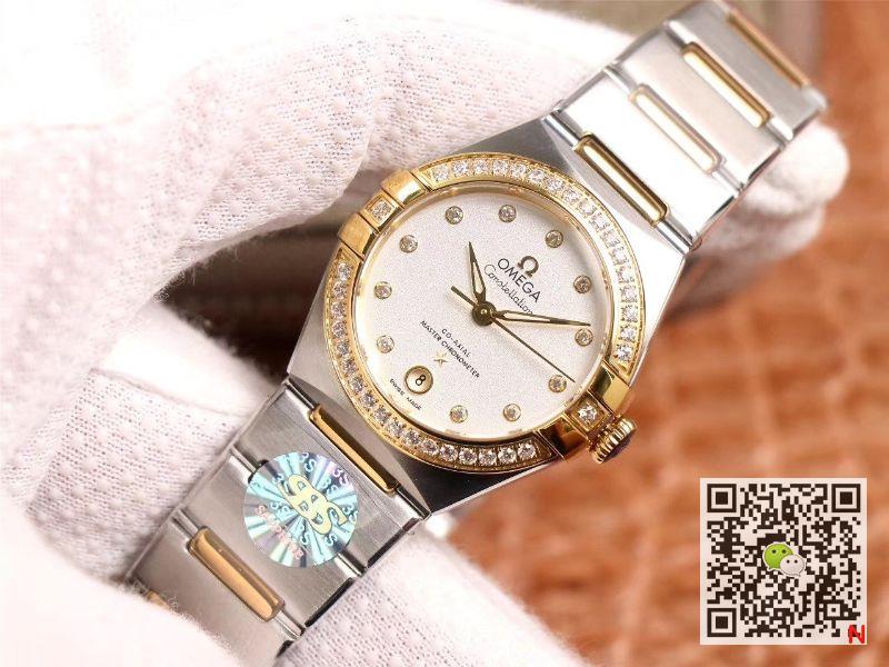 Replica 0me*ga Constellation 131.25.29.20.52.002 1:1 Best Edition 3S Factory V5 White dial Swiss NH05