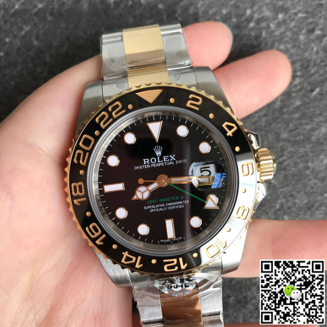 Replica R01ex GMT Master II 116713-LN-78203 1:1 Best Edition AR Factory Black Dial