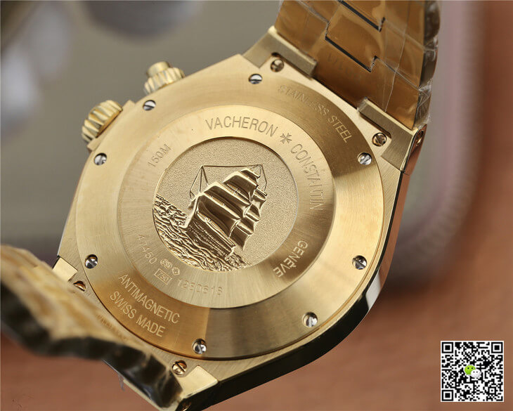 Replica Vacheron C0nstan1n Overseas 49150 1:1 Best Edition TWA Factory 18K Yellow Gold