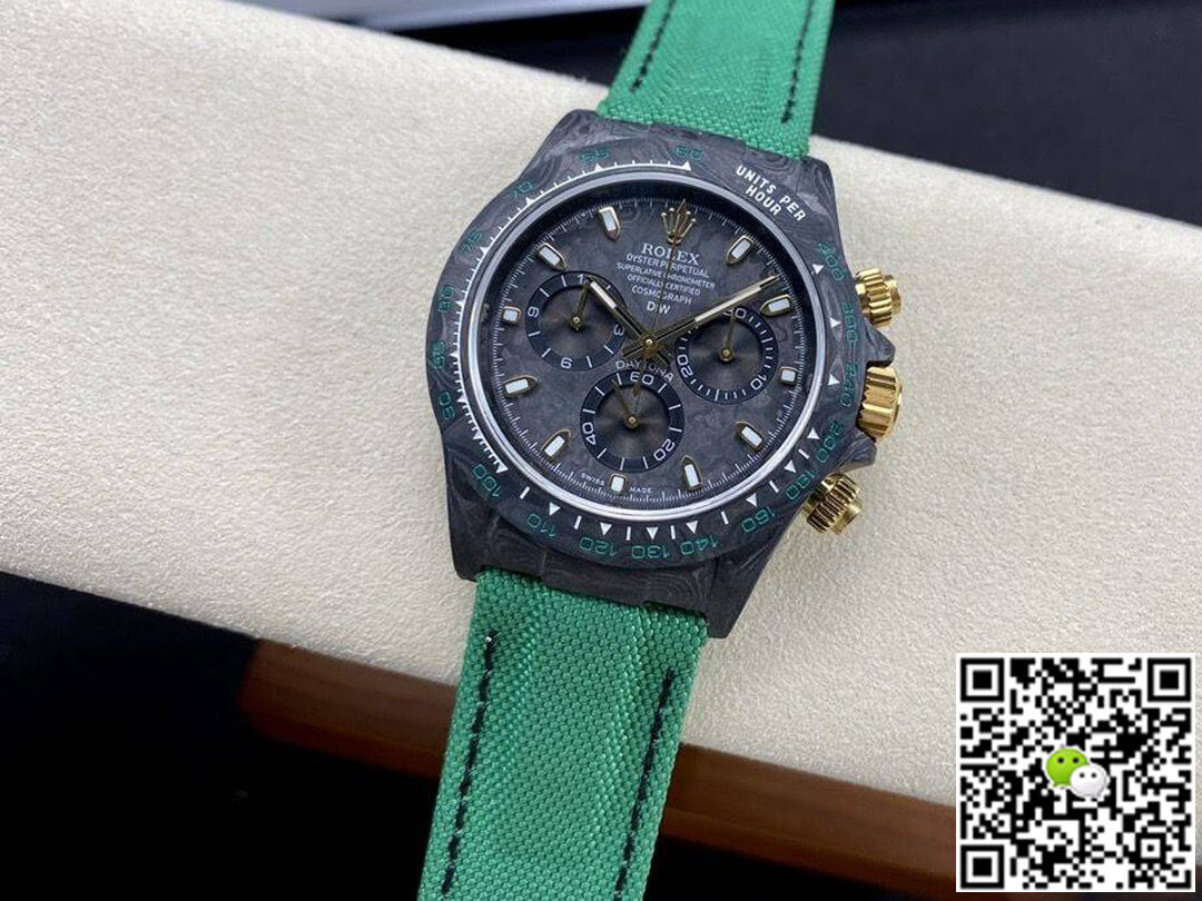 Replica R01ex Daytona Cosmograph Diw Custom Version 1:1 Best Edition Noob Factory Carbon Fiber Dial