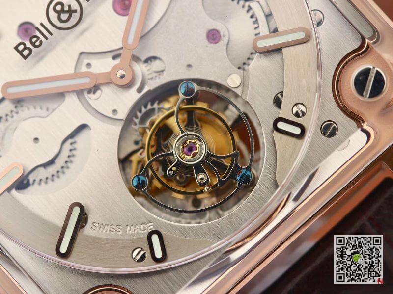 Replica Bell Ross BR-X2 Tourbillon 18K Rosegold Case Mechanical Watches 1:1 Best Edition Swiss ETA380 Tourbillon Movement