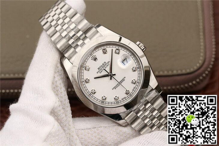 Replica R01ex Datejust M126300 1:1 Best Edition EW Factory D1am0nd-set Dial