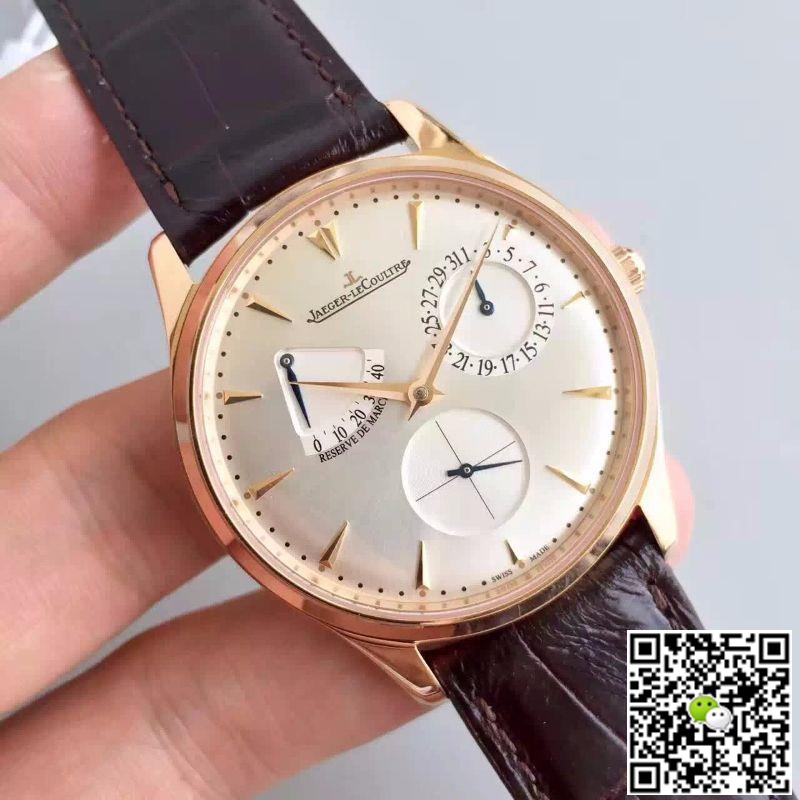 Replica Jaeger-LeCoultre Master Ultra Thin Q1372520 ZF Factory Mechanical Watches 1:1 Best Edition Swiss ETA938 18K rose gold