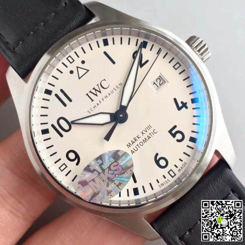 Replica IWC Pilot Mark XVIII IW327002 MKS Factory 1:1 Best Edition Swiss ETA2892 White Dial