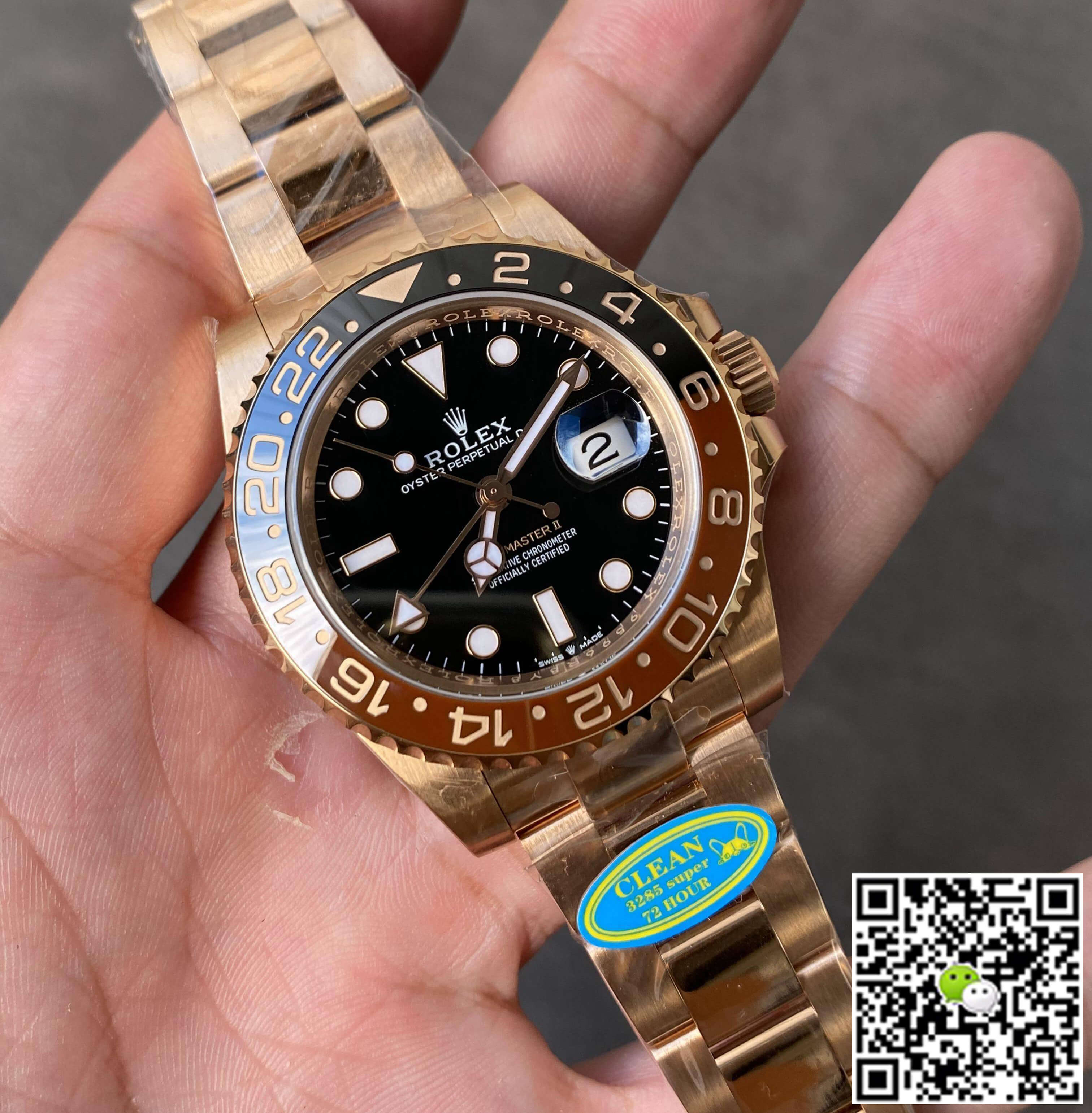 Replica R01ex GMT Master II M126715CHNR-0001 1:1 Best Edition Clean Factory V2 Ceramic Bezel