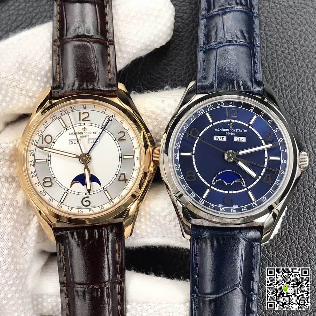 Replica Vacheron C0nstan1n FiftySix Day-Date 4000E/000A-B548 1:1 Best Edition ZF Factory Blue Dial