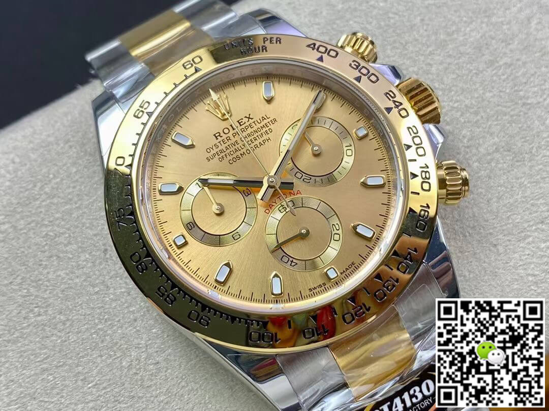 Replica R01ex Daytona M116503-0003 1:1 Best Edition BT Factory Gold Dial
