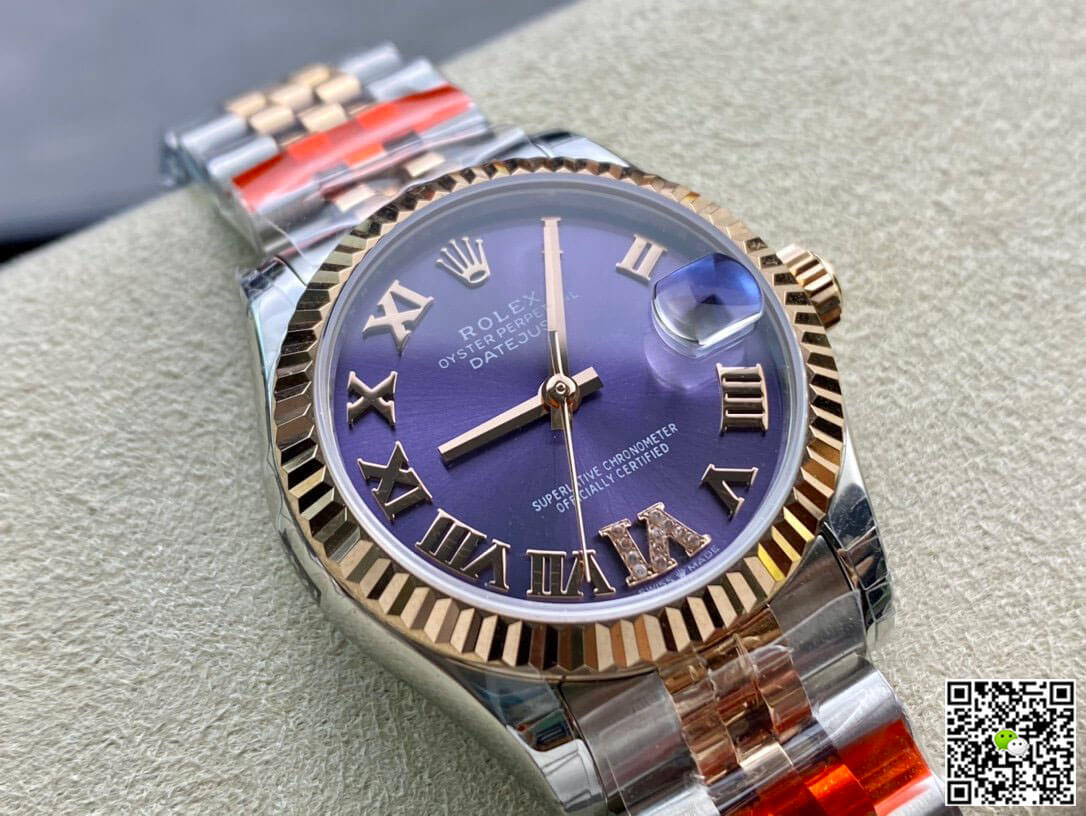 Replica R01ex Datejust M278271-0020 1:1 Best Edition TW Factory Eggplant Purple Dial