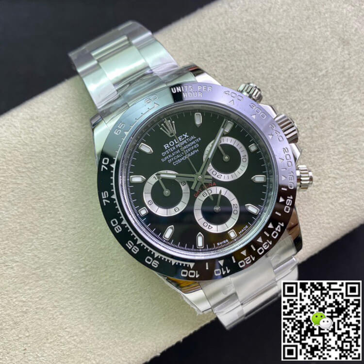 Replica R01ex Cosmograph Daytona M116500LN-0002 1:1 Best Edition Clean Factory Black Dial