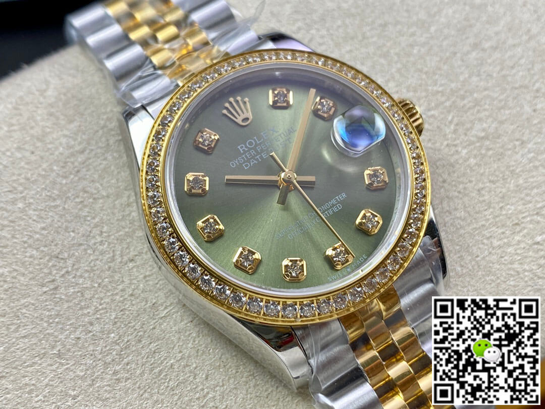 Replica R01ex Datejust M278383RBR-0030 31MM 1:1 Best Edition EW Factory D1am0nd Bezel