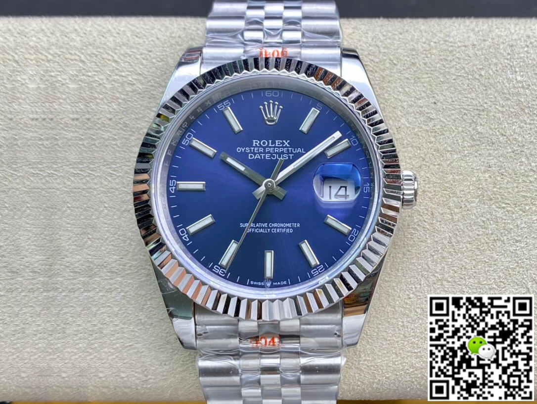 Replica R01ex Datejust M126334-0002 1:1 Best Edition GM Factory Blue Dial