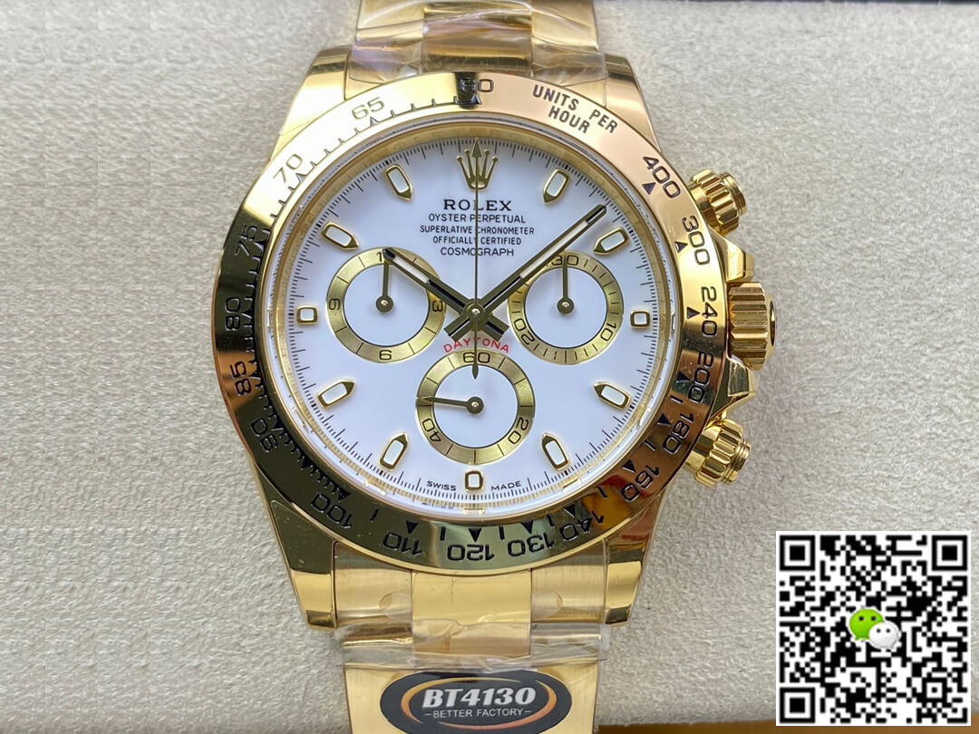 Replica R01ex Daytona M116508-0001 1:1 Best Edition BT Factory White Dial