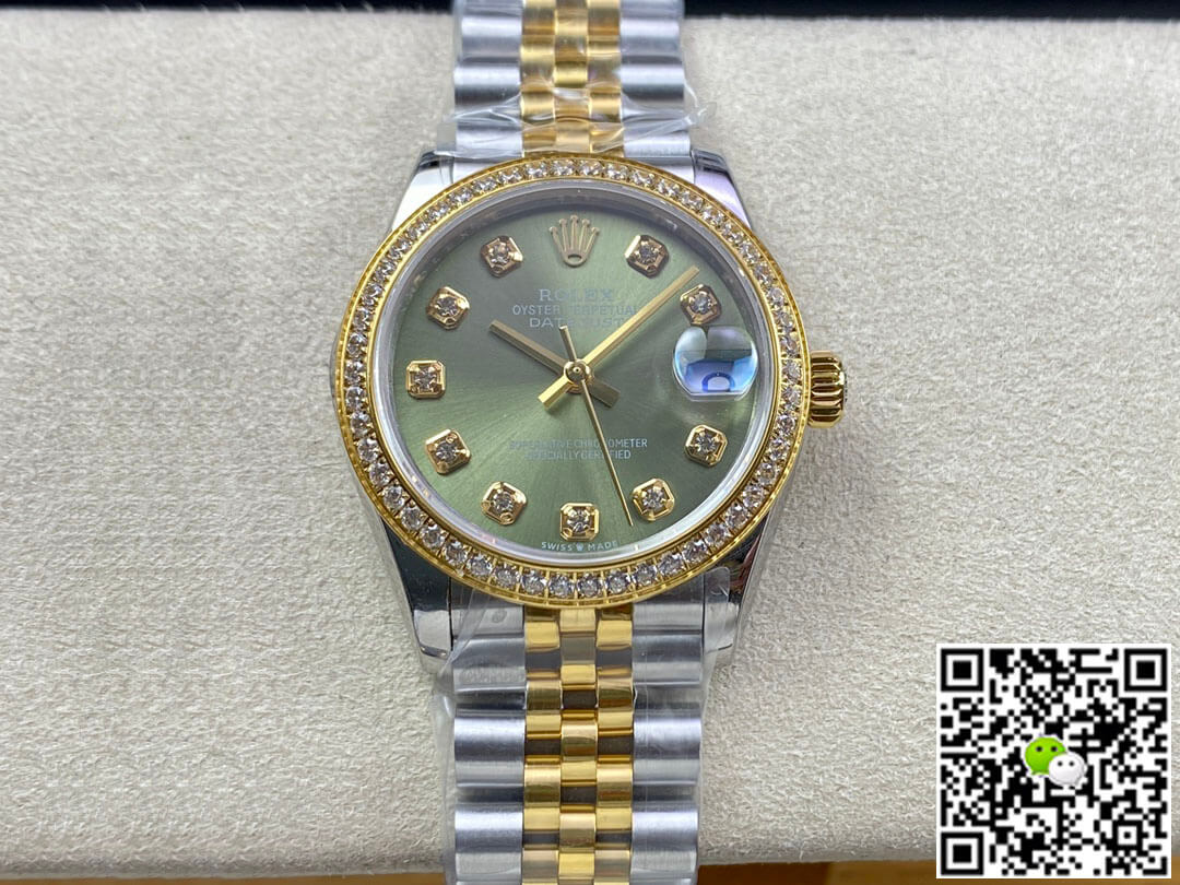Replica R01ex Datejust M278383RBR-0030 31MM 1:1 Best Edition EW Factory D1am0nd Bezel