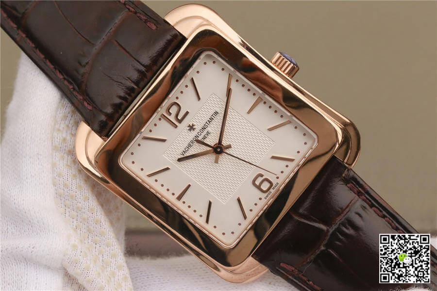 Vacheron C0nstan1n Replica Historiques 86300/000R-9826 1:1 Best Edition GS Factory Rose Gold