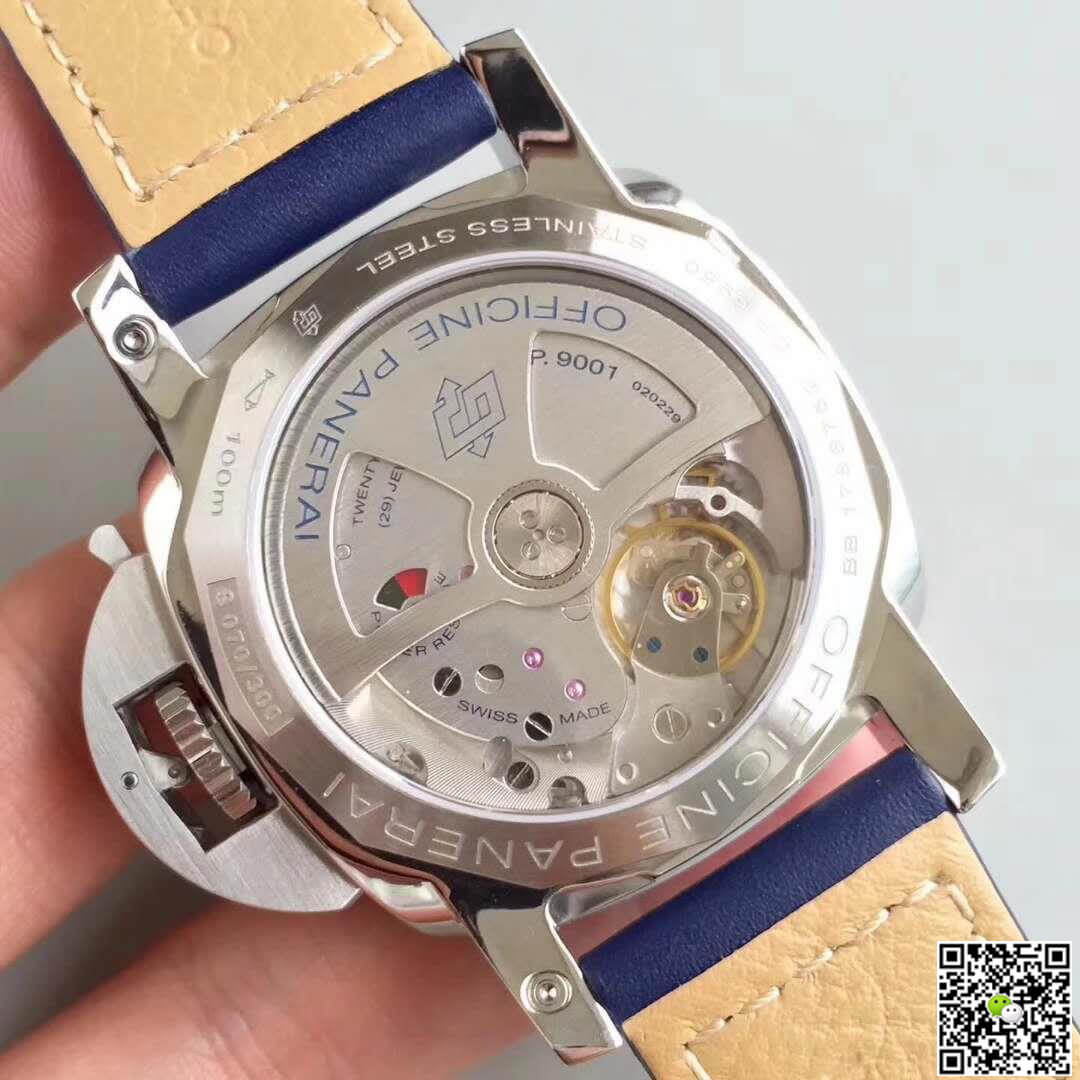 Pa*e*a1 Replica Luminor 1950 PAM688 ZF Factory 1:1 Best Edition Swiss ETA P9001 Blue Leather Strap