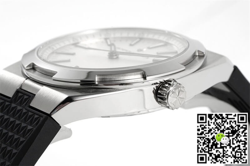 Replica Vacheron C0nstan1n Overseas 4500V 1:1 Best Edition PPF Factory Black Rubber Strap