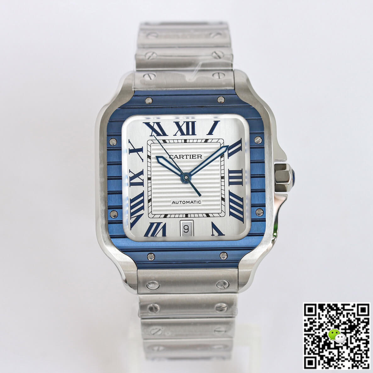 Ca*t1er Watch Rep Santos 1:1 Best Edition GF Factory Stainless Steel Strap