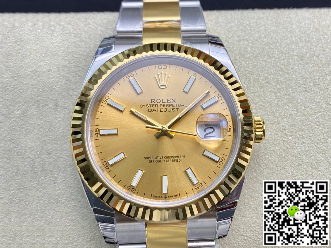 Replica R01ex Datejust M126333-0009 1:1 Best Edition EW Factory Champagne Dial