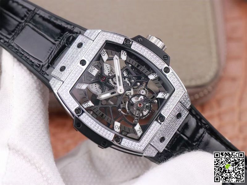 Hublot Replica Masterpiece Tourbillon 906.NX.0129.VR.AES13 1:1 Best Edition JB Factory D1am0nd Swiss HUB 9006