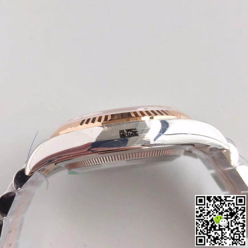 R01ex Dupe Datejust 36mm 116234 Mechanical Watches 1:1 Best Edition Swiss ETA3135 Rose Gold Dial