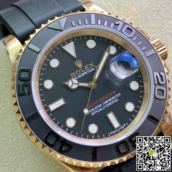 Replica R01ex Yacht Master 116655 1:1 Best Edition AR Factory Black Dial