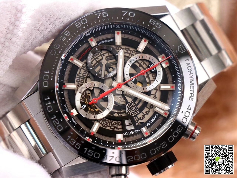 Replica TAG Heuer Carrera CAR2A1W.BA0703 1:1 Best Edition XF Factory Black Dial Swiss HEUER 01