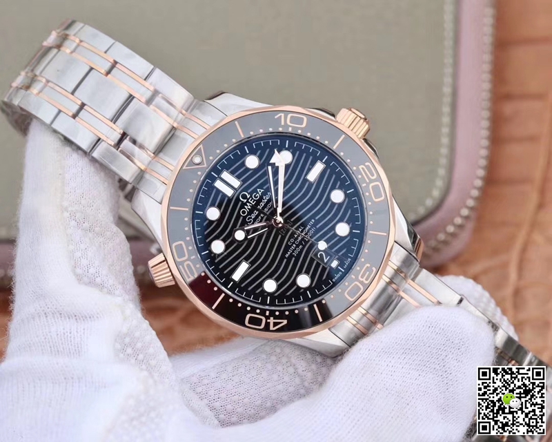 Replica 0me*ga Seamaster 210.20.42.20.01.001 1:1 Best Edition VS Factory Black Dial Swiss ETA8800