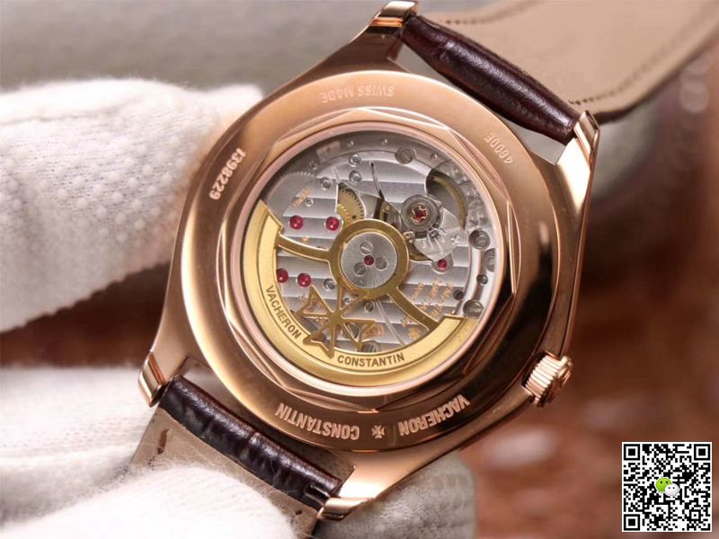 Replica Vacheron C0nstan1n Fiftysix 4600E/000R-B441 1:1 Best Edition ZF Factory Rose Gold Swiss ETA1326
