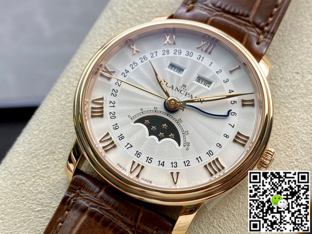 Replica Blancpain Villeret 6654 1:1 Best Edition OM Factory V3 Gold Case