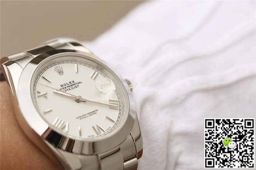 Replica R01ex Datejust 41MM 1:1 Best Edition EW Factory White Dial