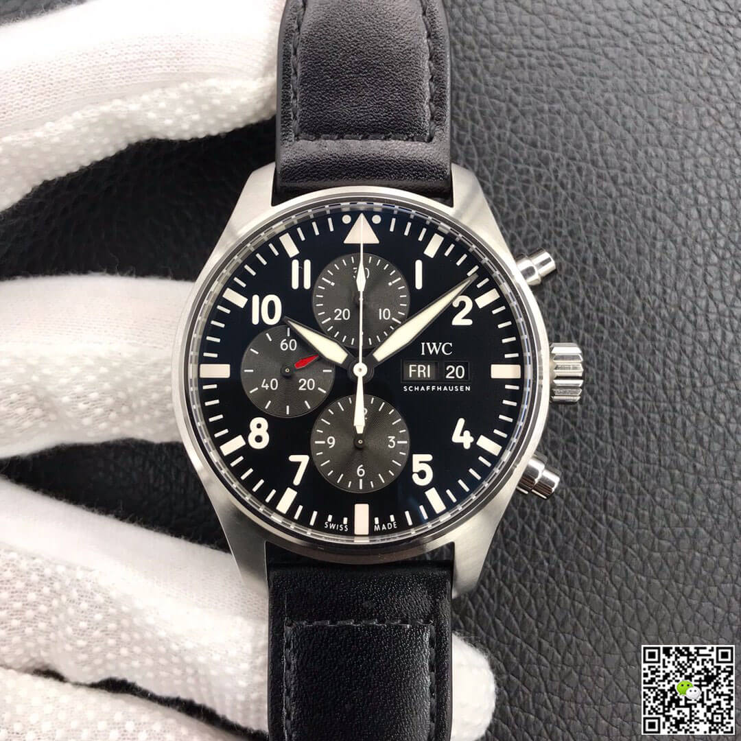Replica IWC Pilot IW377709 1:1 Best Edition ZF Factory Black Dial