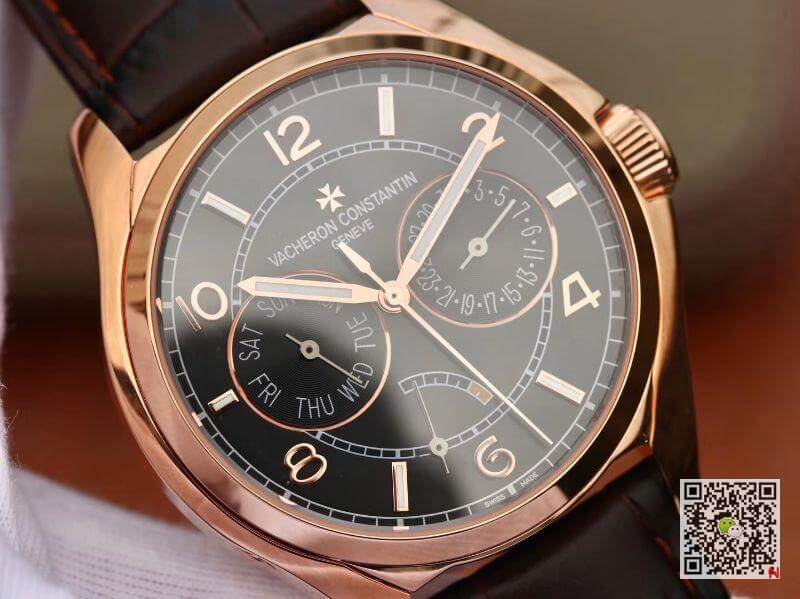 Replica Vacheron C0nstan1n FiftySix Day-Date 4400E/000R/B436 40mm Rosegold Case 1:1 Best Edition Swiss ETA2475