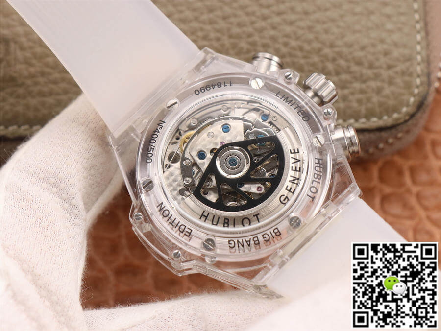 Replica Hublot Big Bang 411.JX.4802.RT 1:1 Best Edition White Transparent Dial