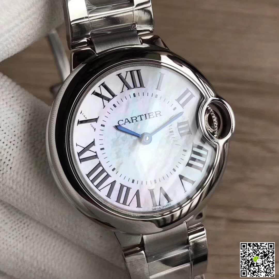 Replica Ballon Bleu De Ca*t1er 33 W6920084 V6 Factory 1:1 Best Edition Swiss Ronda Quartz