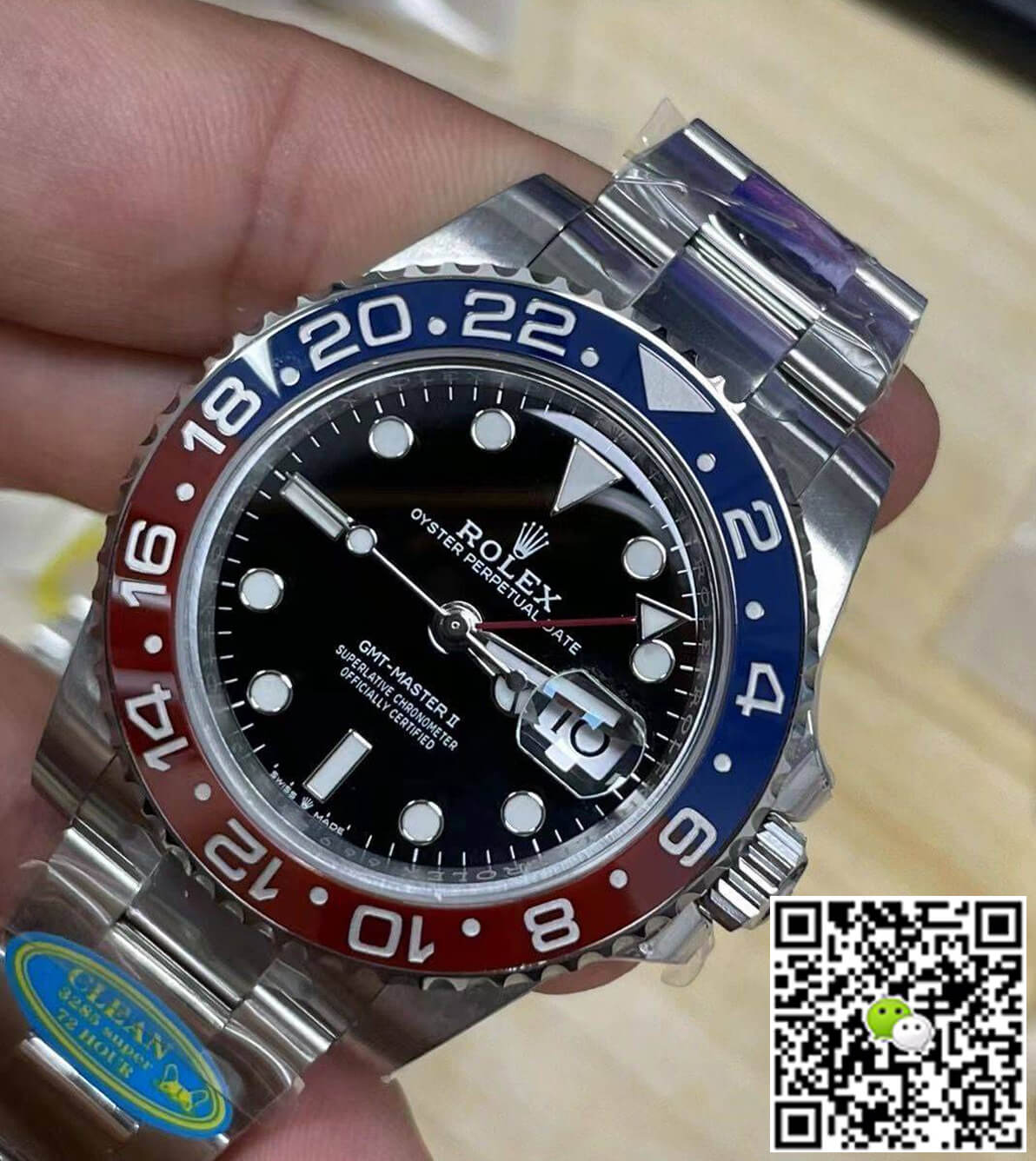 Replica R01ex GMT Master II M126710BLRO-0002 1:1 Best Edition Clean Factory V2 Black Dial